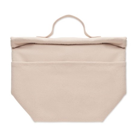 Sac Isotherme Éco-responsable en Coton Recyclé Personnalisé - RECOBA Matières : coton recyclé Couleurs : beige personnalisable a