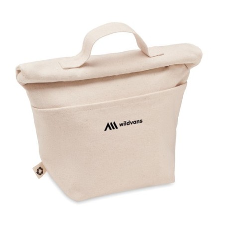 Sac Isotherme Éco-responsable en Coton Recyclé Personnalisé - RECOBA Matières : coton recyclé Couleurs : beige goodies publicita