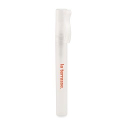 Crème Solaire en Spray Personnalisée 10 ml - Protection Efficace PEI Couleurs : transparent cadeau entreprise pas cher