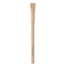 Stylo Écoresponsable Longue Durée sans Encre - ARTLESS Matières : papier recyclé Couleurs : beige 2