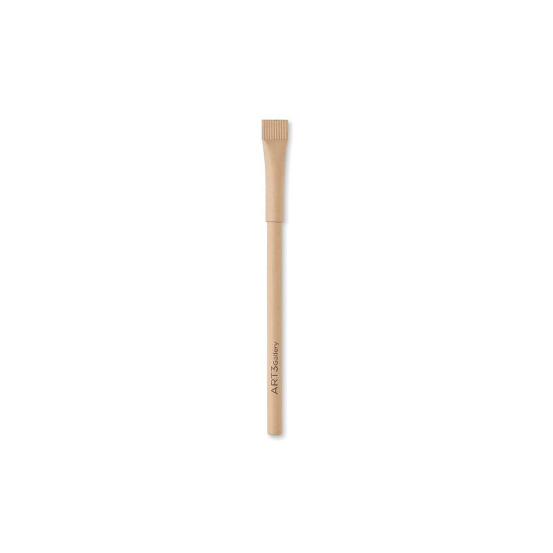 Stylo Écoresponsable Longue Durée sans Encre - ARTLESS Matières : papier recyclé Couleurs : beige personnalisable avec votre log
