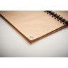 Carnet à spirale A5  en bambou personnalisé - BRAM Matières : bambou Couleurs : bois impression haute définition