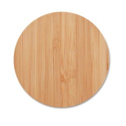 Chargeur sans fil  en bambou 15W - RUNDO LUX Matières : bambou Couleurs : bois 2
