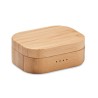 Écouteurs TWS Éco-responsables en Bambou avec Étui - JAZZ BAMBOO Matières : ABS Couleurs : bois cadeau entreprise pas cher