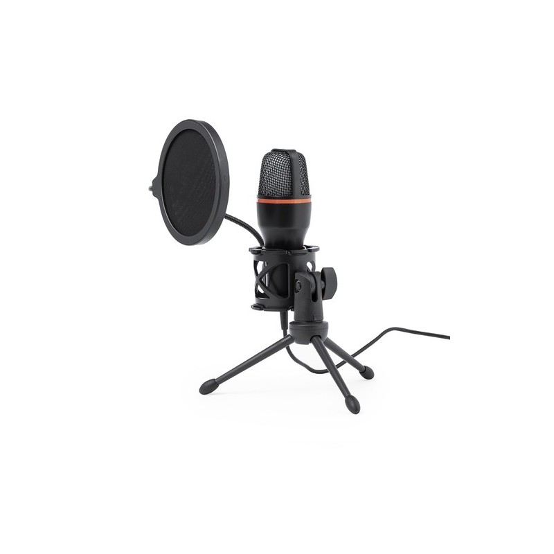 Microphone à Condensateur Exceptionnel Personnalisé Densha Couleurs : noir cadeau entreprise pas cher
