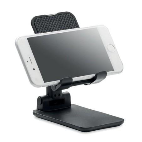 Support Téléphone Pliable en ABS Personnalisé FLOB Matières : ABS Couleurs : noir personnalisable avec votre logo
