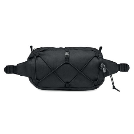 Sac Banane Éco-responsable Personnalisé 600D RPET - BROTT Matières : PET recyclé Couleurs : noir personnalisable avec votre logo