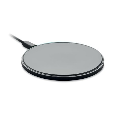 Chargeur sans fil  en verre 10W - RESS Matières : verre Couleurs : noir