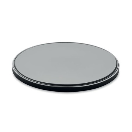 Chargeur sans fil  en verre 10W - RESS Matières : verre Couleurs : noir cadeau entreprise pas cher