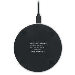 Chargeur sans fil  en verre 10W - RESS Matières : verre Couleurs : noir livraison express 24h 48h