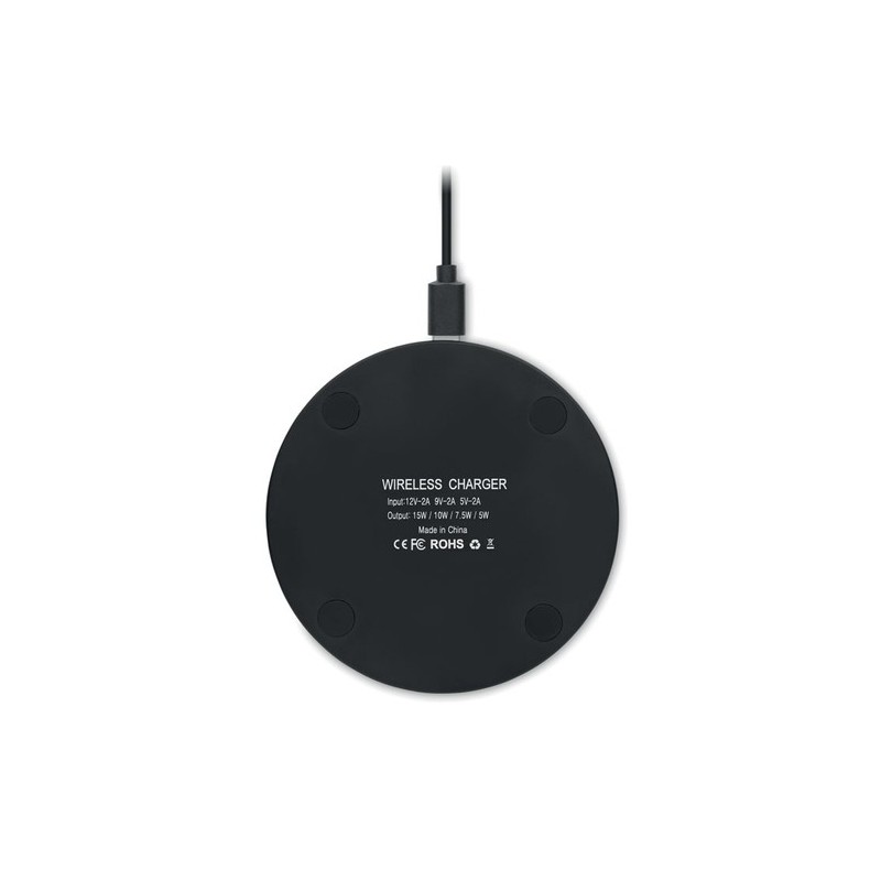 Chargeur sans fil  en verre 10W - RESS Matières : verre Couleurs : noir livraison express 24h 48h
