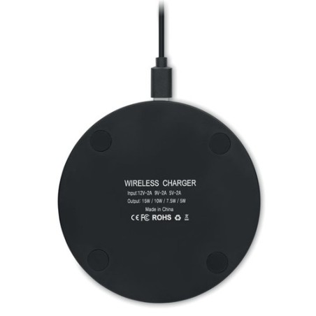 Chargeur sans fil  en verre 10W - RESS Matières : verre Couleurs : noir livraison express 24h 48h