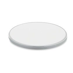 Chargeur sans fil  en verre 10W - RESS Matières : verre Couleurs : blanc goodies publicitaire événementiel
