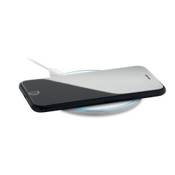 Chargeur sans fil  en verre 10W - RESS Matières : verre Couleurs : blanc marquage laser ultra précis