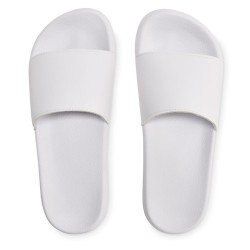 Claquettes Antidérapantes Personnalisées 44/45 - KOLAM Matières : EVA Couleurs : blanc objet promotionnel éco-responsable
