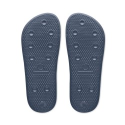Claquettes Antidérapantes Personnalisées 44/45 - KOLAM Matières : EVA Couleurs : bleu marine marquage laser ultra précis