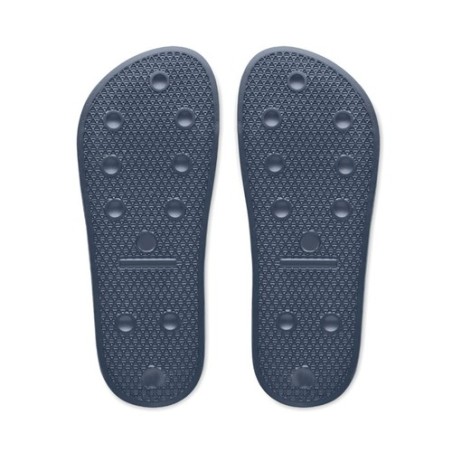 Claquettes Antidérapantes Personnalisées 44/45 - KOLAM Matières : EVA Couleurs : bleu marine marquage laser ultra précis