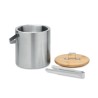 Seau à glace personnalisé 1.2L  - KOKKOLA Matières : acier inoxydable Couleurs : argenté mat personnalisable avec votre logo