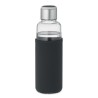 Bouteille à Rappel en Verre Personnalisée - INDER Matières : borosilicate Couleurs : noir personnalisable avec votre logo