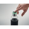Bouteille à Rappel en Verre Personnalisée - INDER Matières : borosilicate Couleurs : noir goodies publicitaire événementiel