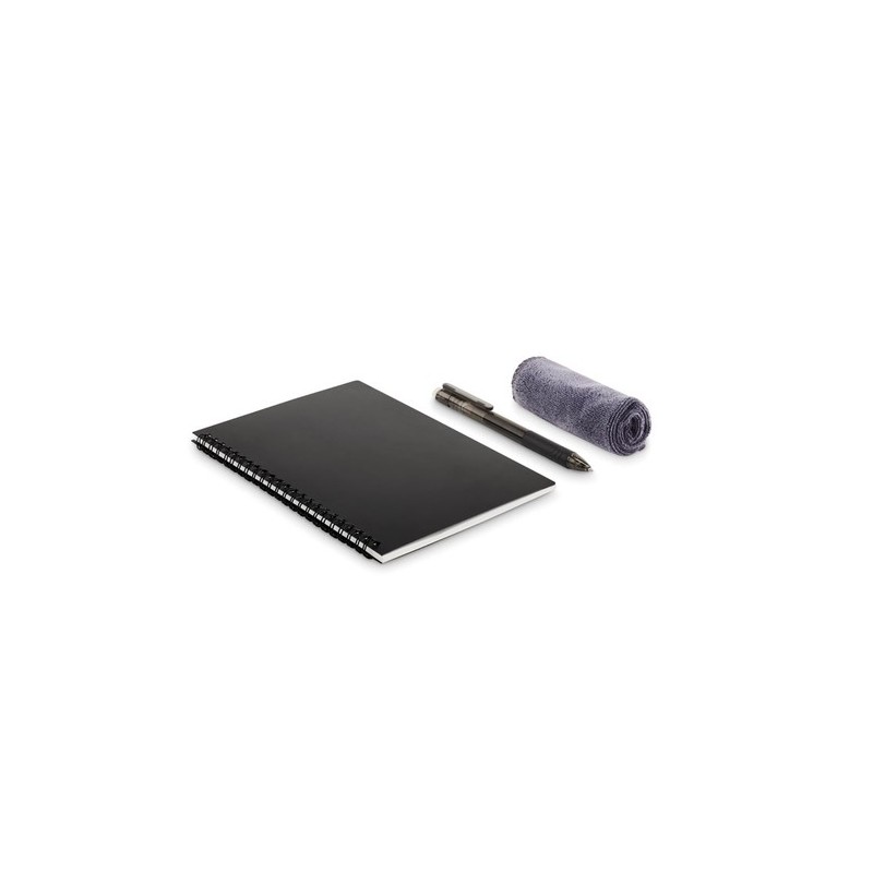 Carnet A5 Effaçable Personnalisé - NOBUUK Matières : papier Couleurs : noir