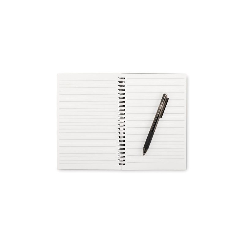 Carnet A5 Effaçable Personnalisé - NOBUUK Matières : papier Couleurs : noir personnalisable avec votre logo