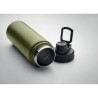 Bouteille isolée double paroi 500 ml personnalisée - MILI Matières : acier inoxydable Couleurs : vert foncé marquage laser ultra