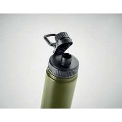 Bouteille isolée double paroi 500 ml personnalisée - MILI Matières : acier inoxydable Couleurs : vert foncé objet promotionnel é