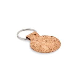 Porte-clés rond écologique en liège - CINCIN