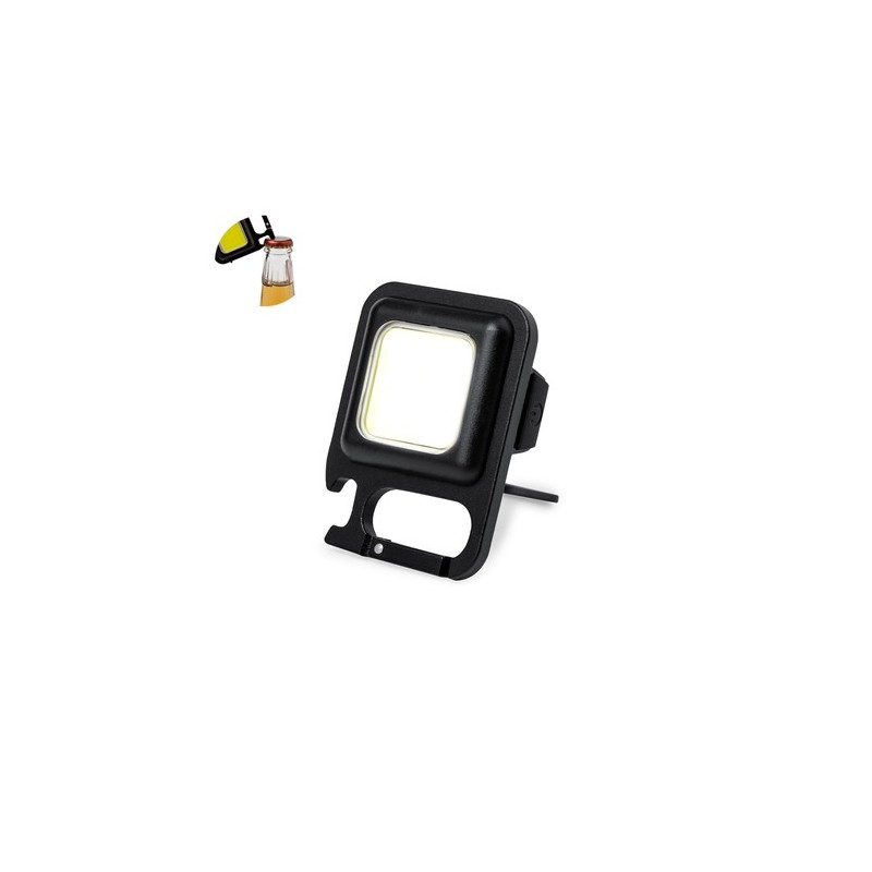 Lampe Ouvre Bouteille Personnalisée Économique - Shaula Couleurs : noir cadeau entreprise pas cher