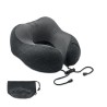 Oreiller de voyage  en RPET personnalisé - BANTAL Matières : PU Couleurs : pierre