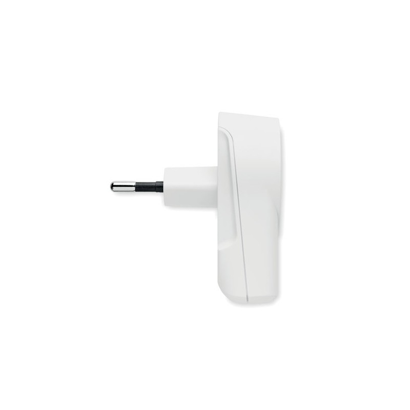 Chargeur USB Éco-responsable Universel 27W - Skross Euro Matières : ABS Couleurs : blanc impression haute définition
