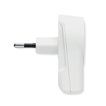 Chargeur USB Éco-responsable Universel 27W - Skross Euro Matières : ABS Couleurs : blanc impression haute définition