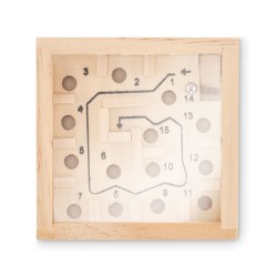 Jeu de labyrinthe  en pin - ZUKY Matières : bois Couleurs : bois personnalisable avec votre logo