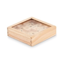 Jeu de labyrinthe  en pin - ZUKY Matières : bois Couleurs : bois cadeau entreprise pas cher
