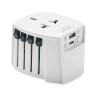 Adaptateur Universel Pratique A/C USB Personnalisé Skross MUV Matières : ABS Couleurs : blanc