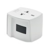 Adaptateur Universel Pratique A/C USB Personnalisé Skross MUV Matières : ABS Couleurs : blanc cadeau entreprise pas cher