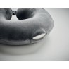 Oreiller de voyage  personnalisé en RPET 210D Matières : PU Couleurs : gris goodies publicitaire événementiel