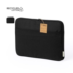 Housse Éco-responsable d'Ordinateur Portable - Albarn Matières : coton recyclé Couleurs : noir 2
