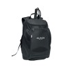 Sac à dos de sport  et personnalisable en RPET 600D - OLYMPIC Matières : PET Couleurs : noir marquage laser ultra précis