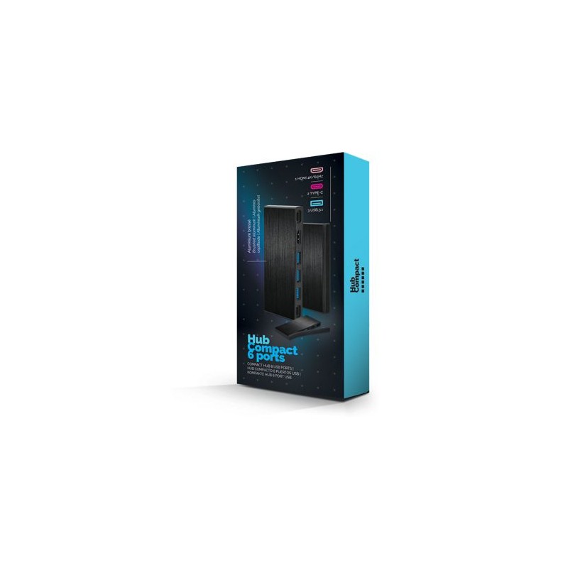 HUB Éco-responsable Multiport HDMI, USB-C & USB-A - Accessoire High-Tech Pratique marquage laser ultra précis