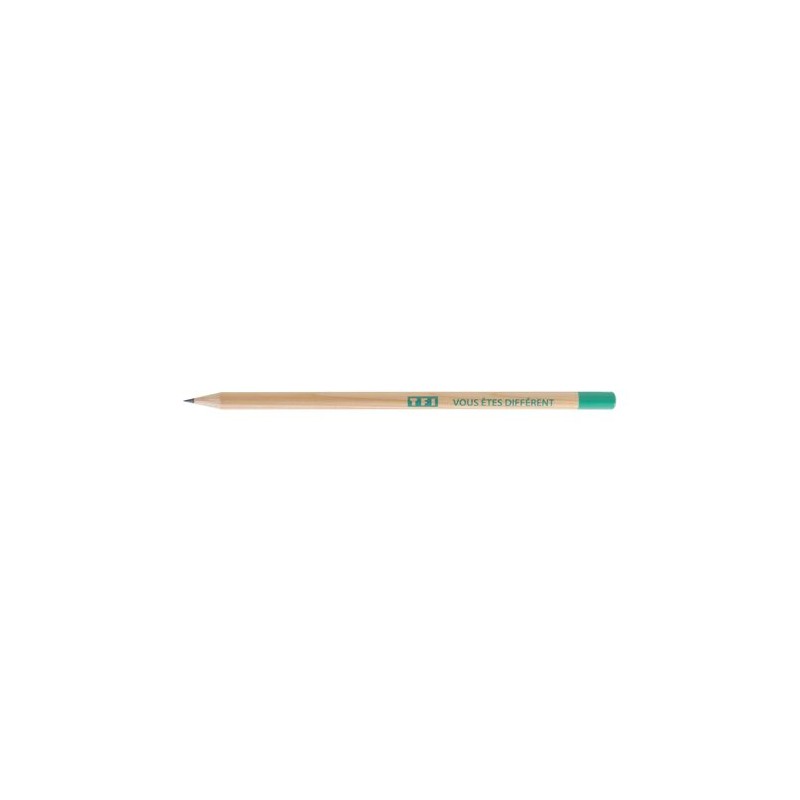 Crayon Éco-responsable Personnalisable Prestige Naturel Rond 17,6 objet publicitaire robuste