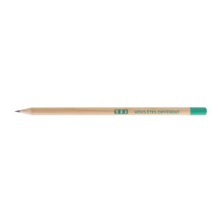 Crayon Éco-responsable Personnalisable Prestige Naturel Rond 17,6 objet publicitaire robuste