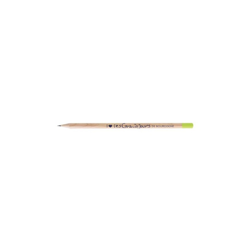 Crayon Éco-responsable Personnalisable Prestige Naturel Rond 17,6 marquage couleur éclatante