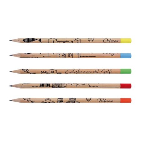 Crayon Éco-responsable Personnalisable Prestige Naturel Rond 17,6 cadeau affaires élégant