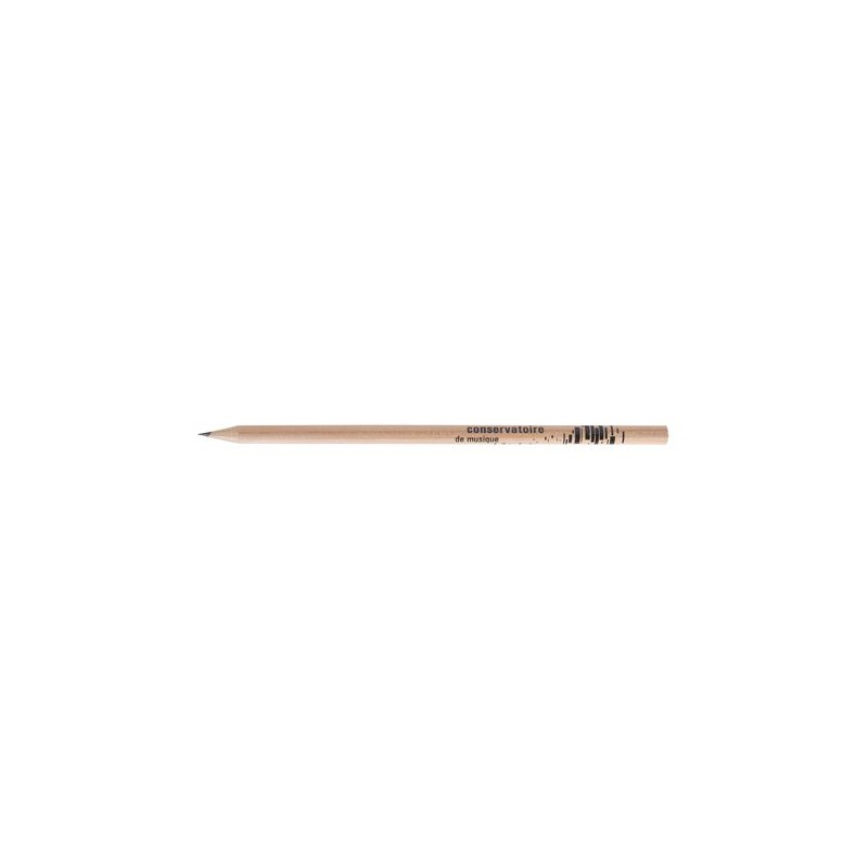 Crayon Rond Incolore 17,6 cm Personnalisé Prestige Nat marquage laser ultra précis
