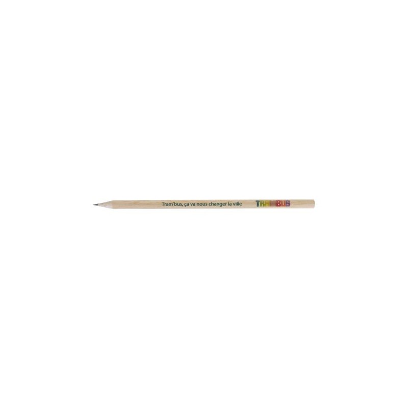 Crayon Rond Éco-responsable 17 SANS VERN - Marquage Personnalisé livraison express 24h 48h