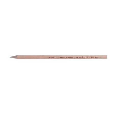 Crayon Rond Éco-responsable 17 SANS VERN - Marquage Personnalisé impression logo haute qualité