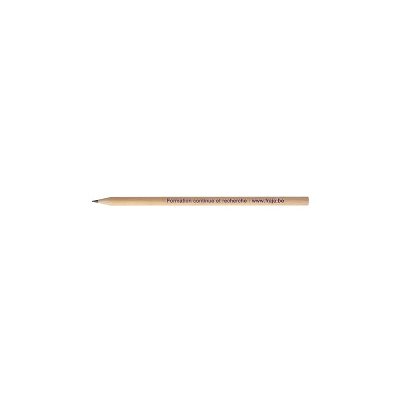 Crayon Rond Éco-responsable 17 SANS VERN - Marquage Personnalisé objet promo petit budget