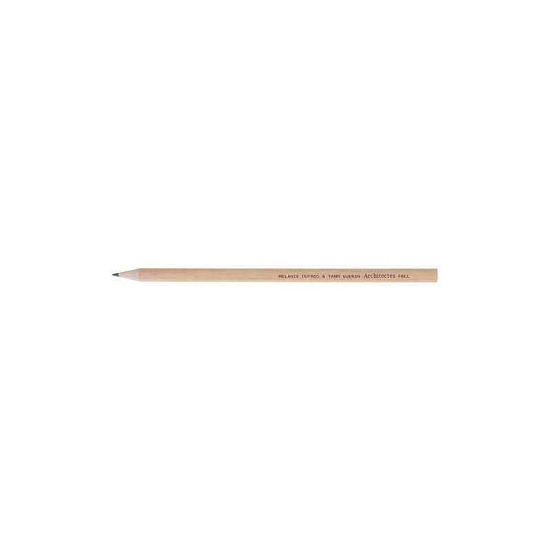 Crayon Rond Éco-responsable 17 SANS VERN - Marquage Personnalisé personnalisation sur mesure